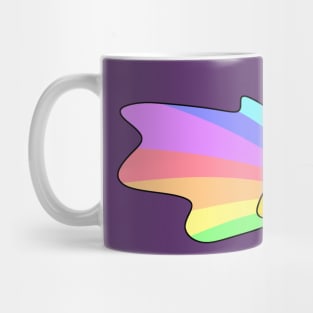 Rainbow Shooting Star Kangaroo Mug